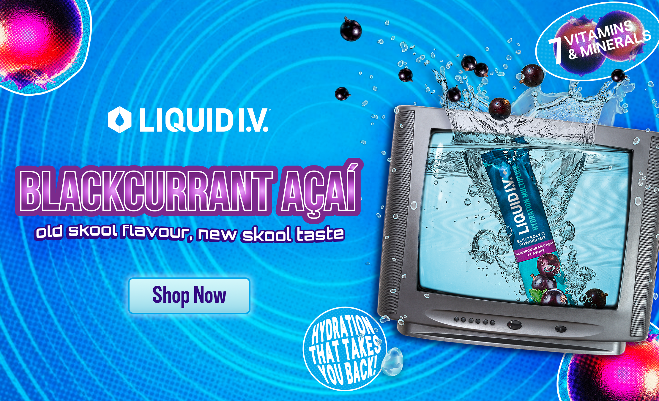 Blackcurrant Acai Desktop Banner