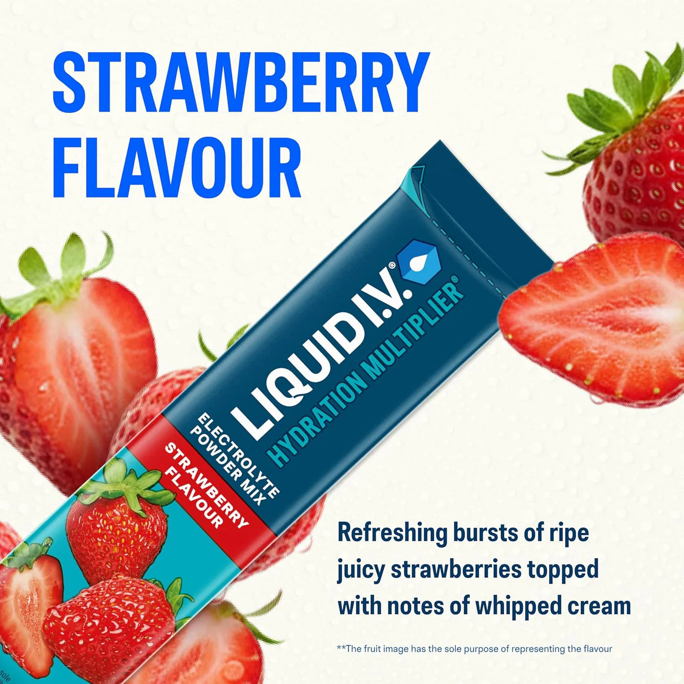 Liquid I.V. Electrolyte Powder Sachets I 32 Sticks (£1 Per Stick) I Strawberry & Tropical Punch Bundle | On-The-Go Hydration